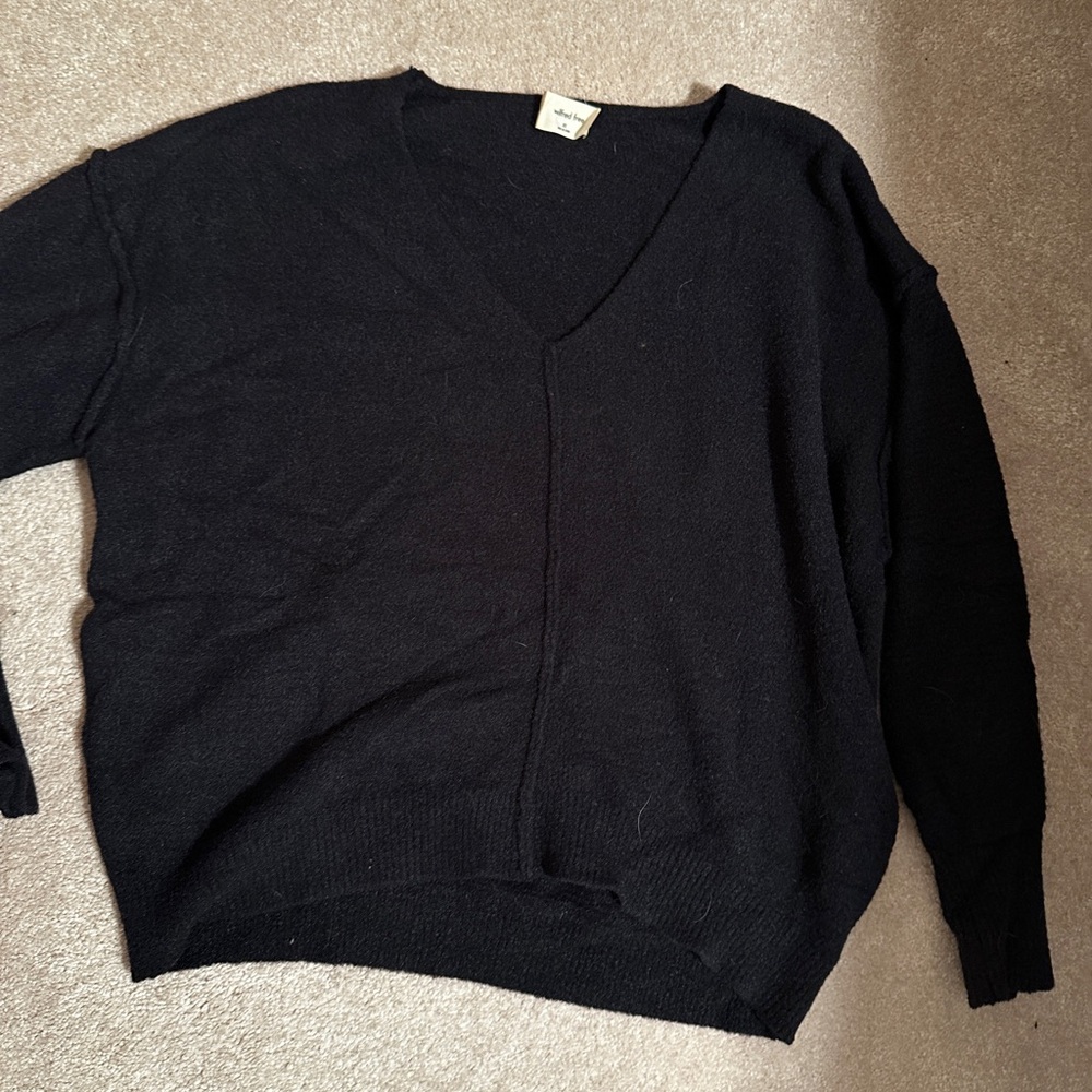 Wilfred Free Black Sweater